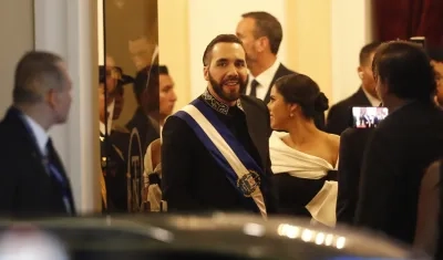 El presidente de El Salvador, Nayib Bukele.