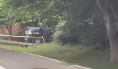 Camioneta hallada por la Policía.