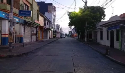Calles de Malambo sin motocarros.