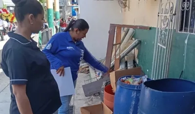 Control del dengue en colegios. 