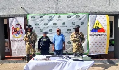 El capturado sería responsable de liderar cobros extorsivos, amenazas e intimidaciones a comerciantes y ganaderos.