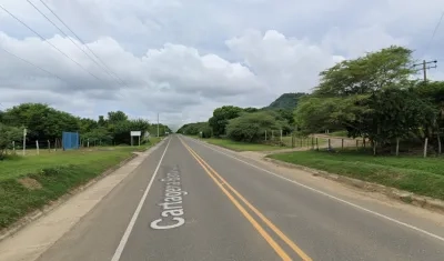 Vía al Mar, en jurisdicción de Juan de Acosta. 