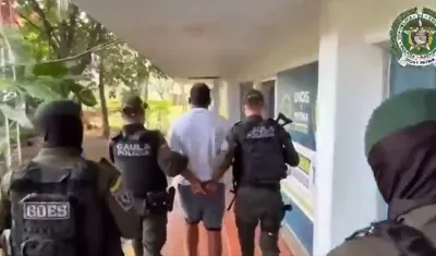 La captura fue realizada por el Bloque de Búsqueda de la Policía Nacional. 