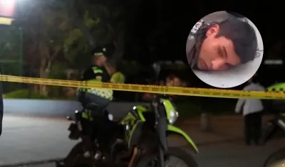 Lugar de los hechos y el adolescente capturado.