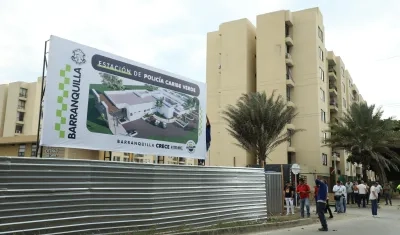 Se iniciará la construcción de la estación de Policía de Caribe Verde.