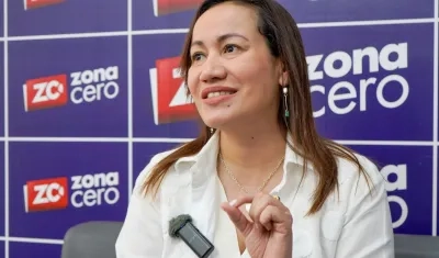 Carolina Corcho, precandidato presidencial.