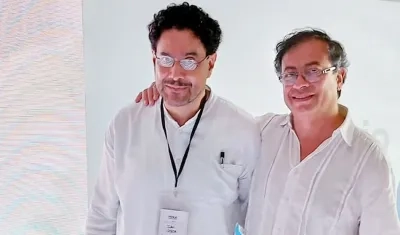 Iván Cepeda y Gustavo Petro.