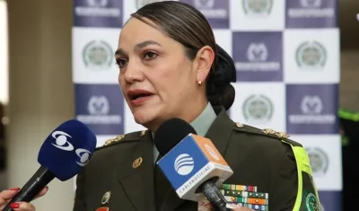 Claudia Susana Blanco Romero, directora de la Policía de tránsito de Bogotá.