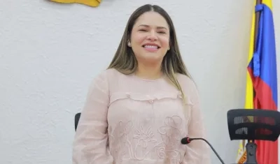 Concejal de Barranquilla, Cinthya Pérez Acosta.