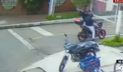 El conductor de la moto y el presunto sicario de Miguel Uribe.