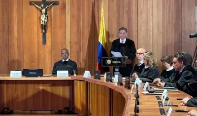 El presidente de la Corte Suprema, Octavio Tejeiro.