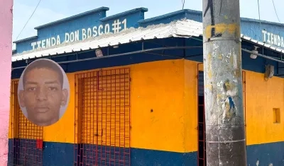 Tienda donde se registró el crimen. 
