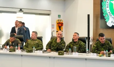 La cúpula de las Fuerzas Militares.