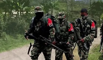Integrantes del ELN.