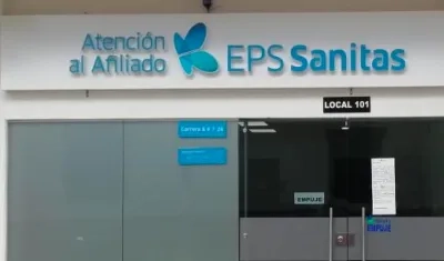 Una sede de la EPS Sanitas. 