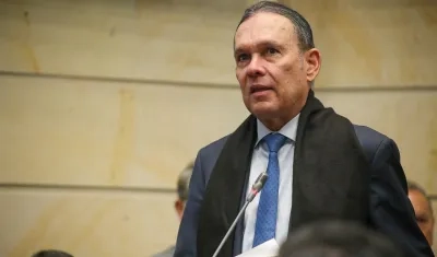 Efraín Cepeda, presidente del Senado.