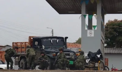 Militares durante la 'Operación Justicia'.