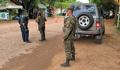 Ejército y Policía en operaciones en El Guaviare.