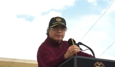 El Presidente Gustavo Petro.