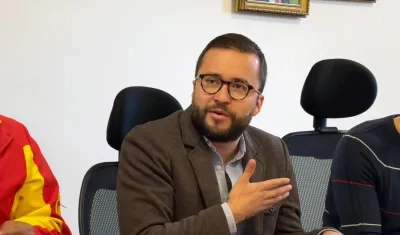 El concejal de Bogotá, Andrés Barrios Bernal. 