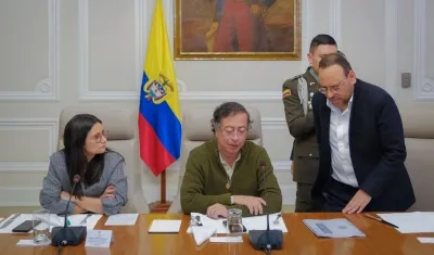 El Presidente Gustavo Petro. 