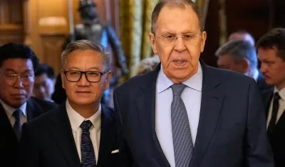 El ministro de Relaciones Exteriores de Rusia, Sergei Lavrov. 