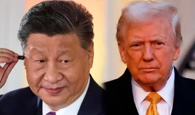 El presidente de China, Xi Jinping y el presidente de EE.UU., Donald Trump.
