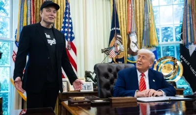 El magnate Elon Musk junto al Presidente de Estados Unidos, Donald Trump. 
