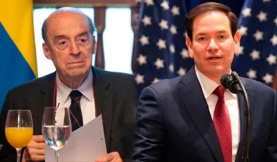 Excanciller de Colombia, Álvaro Leyva / Secretario de Estado de Estados Unidos, Marco Rubio.