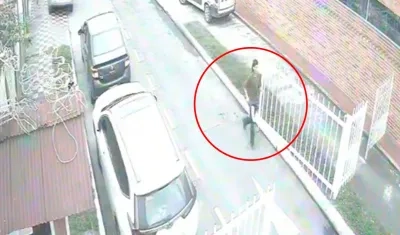 El menor el día del atentado.