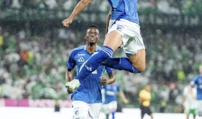 La celebración de Falcao García.