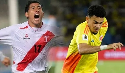 Johan Fano y Luis Díaz.