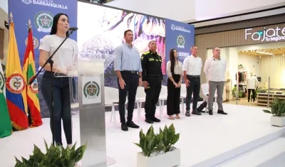 En el centro comercial Parque Alegra se estrenó esta estrategia de seguridad.