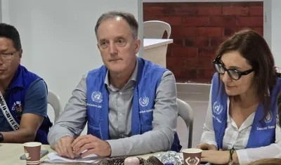 Scott Campbell, representante en Colombia de la Oficina del Alto Comisionado de la ONU para los Derechos Humanos.