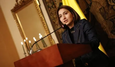 Canciller Laura Sarabia.