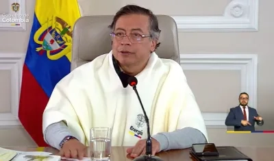 Gustavo Petro, Presidente de Colombia. 