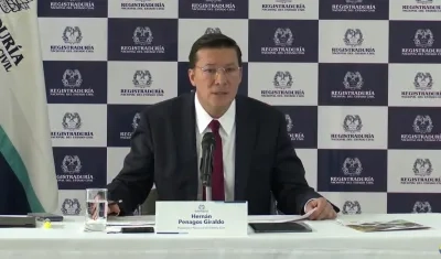Hernán Penagos, Registrador Nacional
