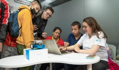 Beneficiarios de la Fundación Telefónica Movistar. 