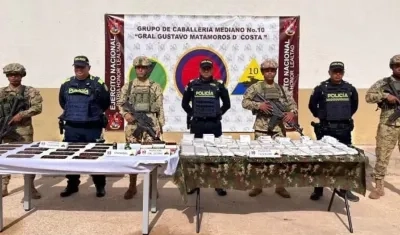 Municiones incautadas. 