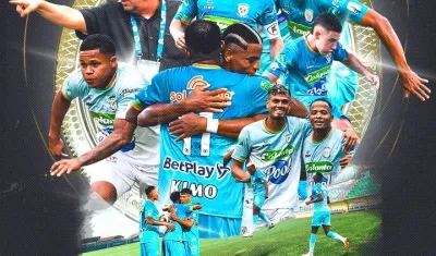 Los jugadores de Jaguares de Córdoba que se coronaron campeones. 