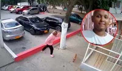 Jhannier Stiven Maldonado Morales fue captado por cámaras de seguridad del sector. 