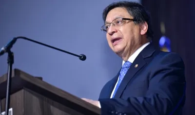 Jorge Ibáñez Najar, presidente de la Corte Constitucional. 