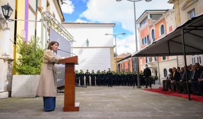 La Canciller Laura Sarabia