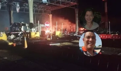 Las dos víctimas mortales del atentado. 