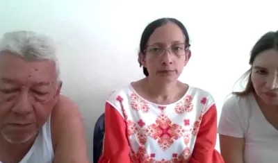 Los tres capturados.