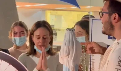 María Claudia Tarazona, esposa de Miguel Uribe Turbay