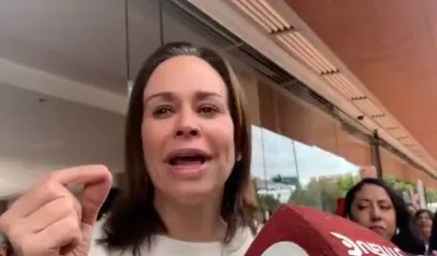 María Claudia Tarazona, esposa de Miguel Uribe.