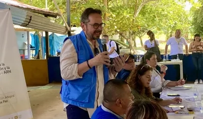 Carlos Ruiz Massieu, Representante Especial del Secretario General de la ONU en Colombia.