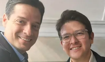 Senadores Mauricio Gómez y Miguel Turbay.