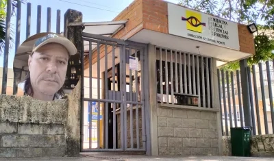 Fachada de Medicina Legal en Barranquilla y Alfonso Rueda Olarte, una de las víctimas.